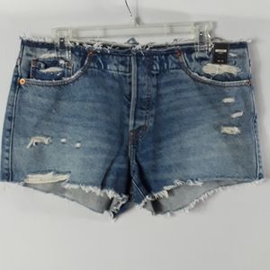 Abercrombie and Fitch raw hem shorts